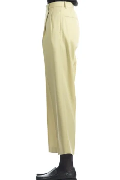 Discount AURALEE LIGHT WOOL MAX GABARDINE SLACKS - Light KHAKI