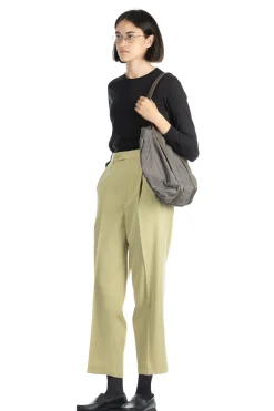Discount AURALEE LIGHT WOOL MAX GABARDINE SLACKS - Light KHAKI