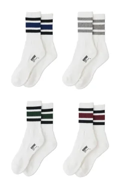 Sale SOFTHYPHEN Line Socks - 4 Colors