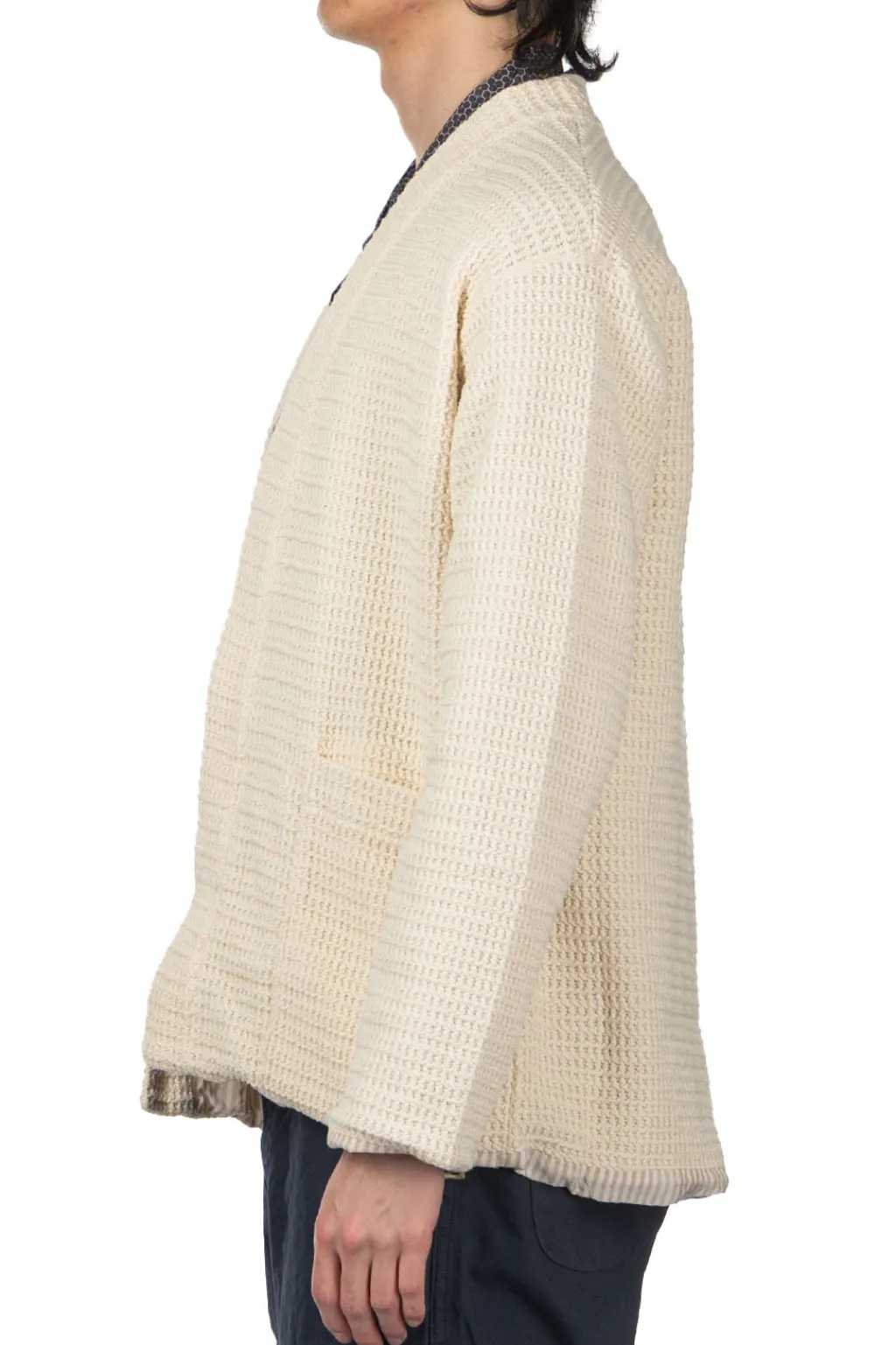 New ts(s) Lined Easy Cardigan - Cream