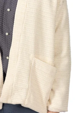 New ts(s) Lined Easy Cardigan - Cream