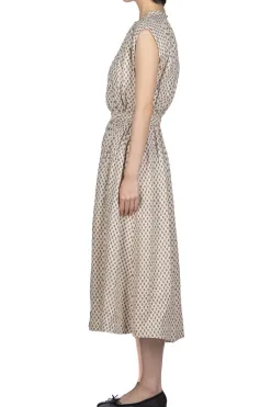 Hot Kapital Linen CHIMA-MON Non-Sleeve GYPSY Dress - Natural