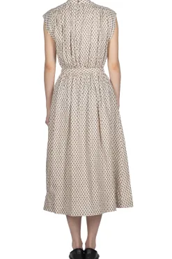 Hot Kapital Linen CHIMA-MON Non-Sleeve GYPSY Dress - Natural