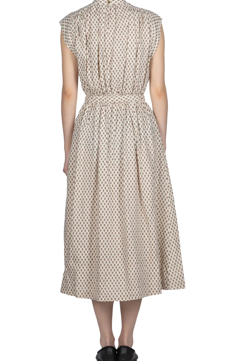 Hot Kapital Linen CHIMA-MON Non-Sleeve GYPSY Dress - Natural