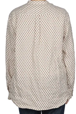 Sale Kapital Linen CHIMA-MON Stand Collar Shirt