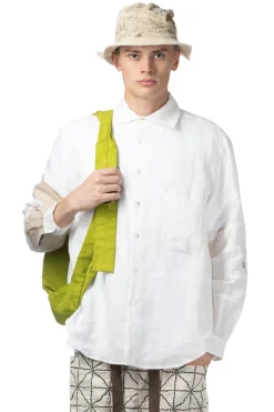 Best Kapital Linen Drawn Work Hippie Sleeve Shirt