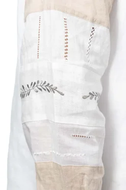 Best Kapital Linen Drawn Work Hippie Sleeve Shirt