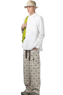 Best Kapital Linen Drawn Work Hippie Sleeve Shirt