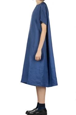 Outlet Nachukara Linen Dress - Blue