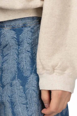Discount Kapital Linen Gauze SWT Knit Crew SWT (CHIROSAKU) - Natural