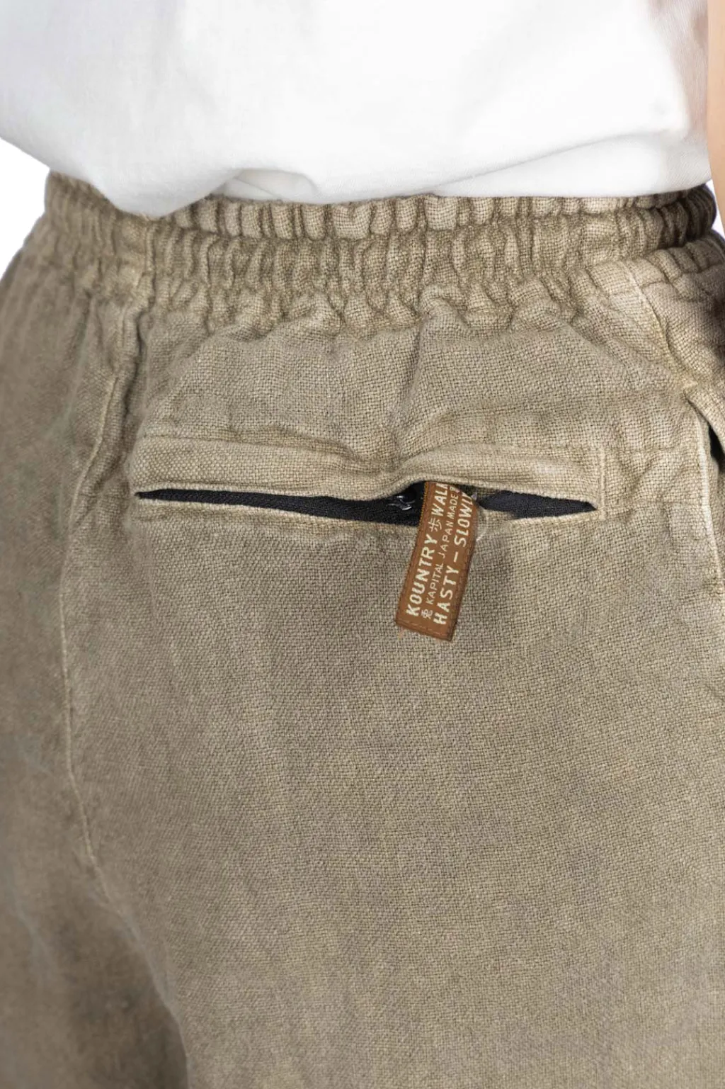 Sale Kapital Linen Heavy Canvas EASY Pants - Grey