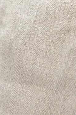 Fashion Cableami Linen Herringbone Bucket Hat - Ecru