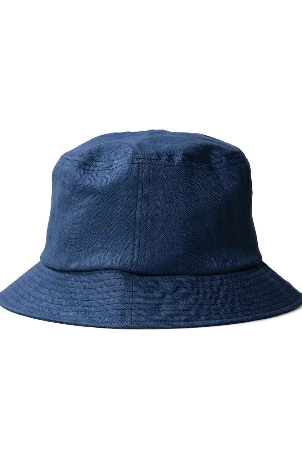 Best Cableami Linen Herringbone Bucket Hat - Indigo