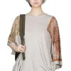 Outlet Kapital Linen Jersey Bandana HUGE-T (Botanical) - L. Brown