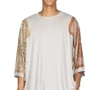 Outlet Kapital Linen Jersey Bandana HUGE-T (Botanical) - L. Brown