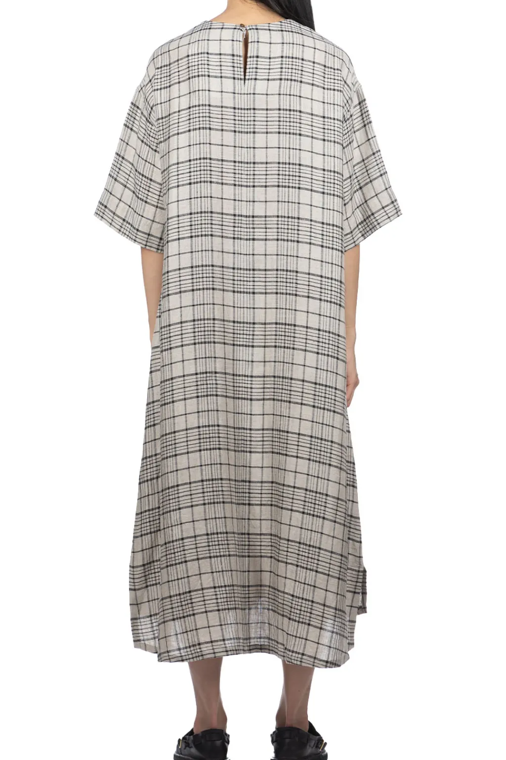 Clearance Nofl Linen Long Dress - Natural