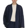 Hot YLEVE Linen Poplin Jacket - Navy