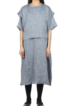 New Nachukara Linen Poplin Layerd Dress