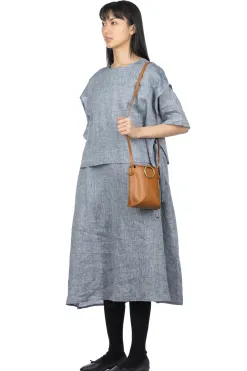 New Nachukara Linen Poplin Layerd Dress