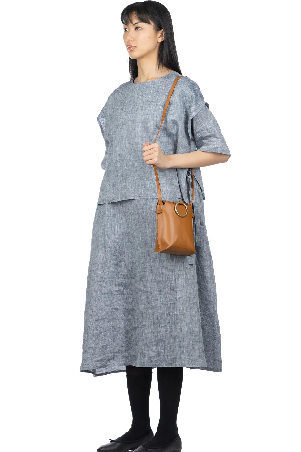 New Nachukara Linen Poplin Layerd Dress