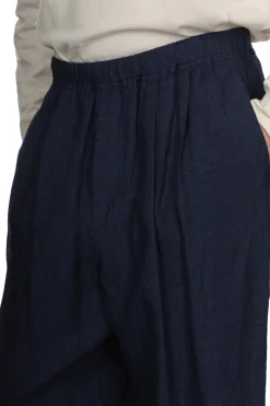 Hot YLEVE Linen Poplin Twill - Navy
