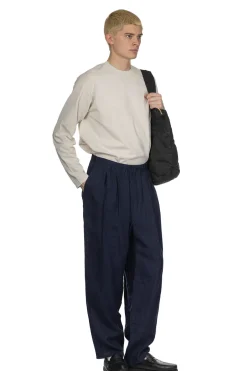 Hot YLEVE Linen Poplin Twill - Navy