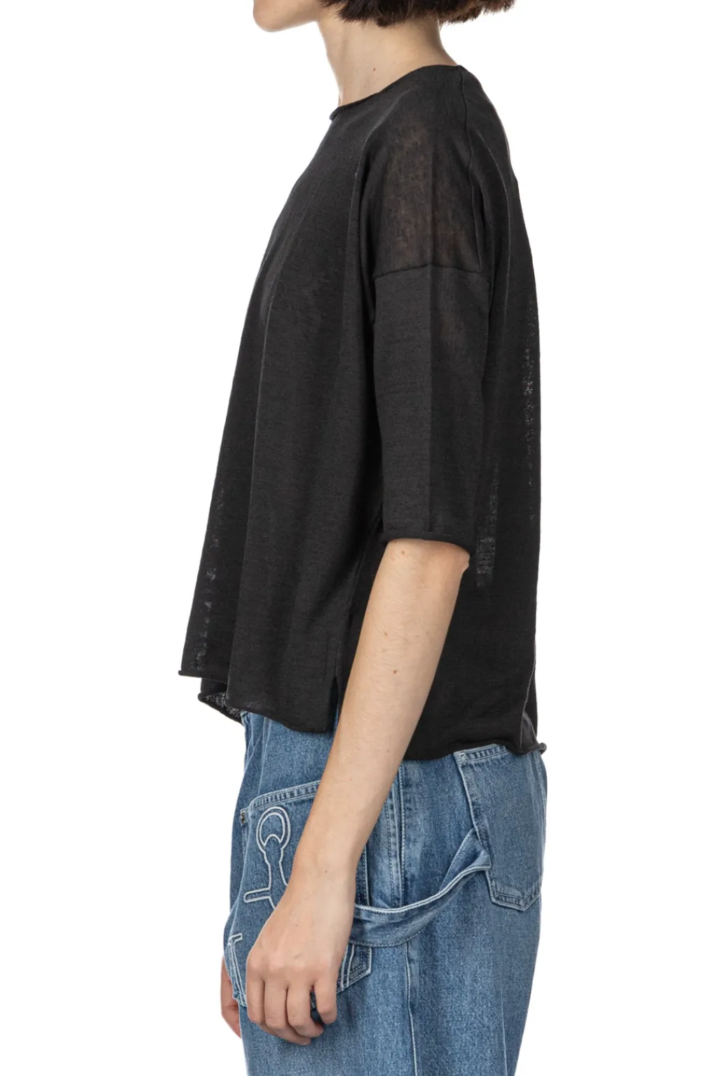 Outlet Evam Eva Linen Pullover - Sumi