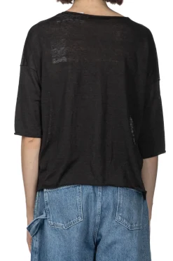 Outlet Evam Eva Linen Pullover - Sumi