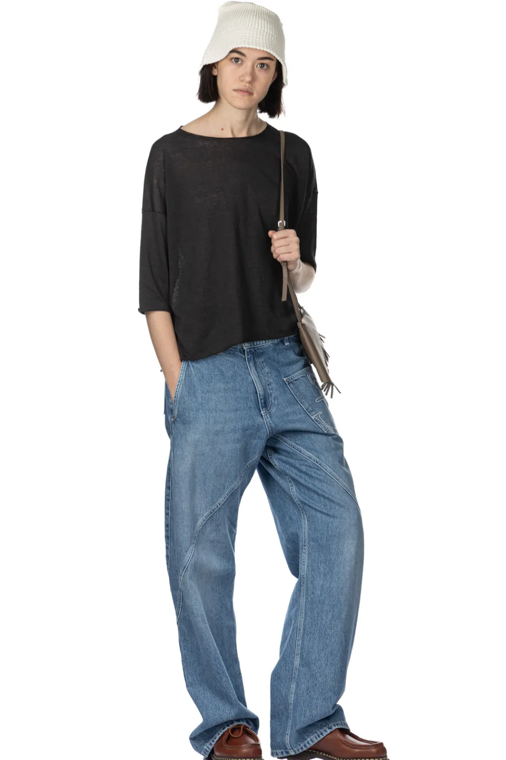 Outlet Evam Eva Linen Pullover - Sumi