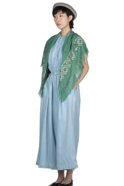 New Kapital Linen Rayon Fringe Stole (HAVANANAJA) - 4 Color Choices