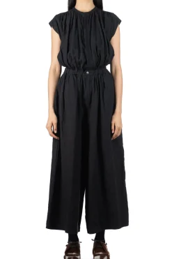 Outlet Kapital Linen Sleeveless GYPSY All-In-One - Black