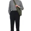 Discount A+Koloni Linen Straight Pants - Black