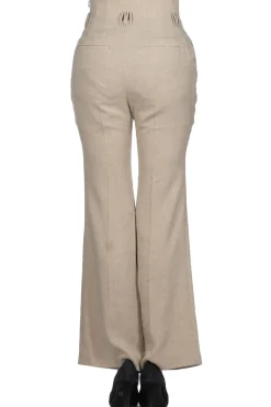 Best Mame Kurogouchi Linen Touch Triacetate Suits Trousers - Beige