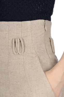Best Mame Kurogouchi Linen Touch Triacetate Suits Trousers - Beige