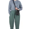 Outlet Nachukara Linen Two Tuck Pants - Green