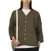 Discount Tigre Brocante Linen V-Neck Cardigan - Khaki