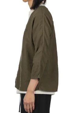Discount Tigre Brocante Linen V-Neck Cardigan - Khaki