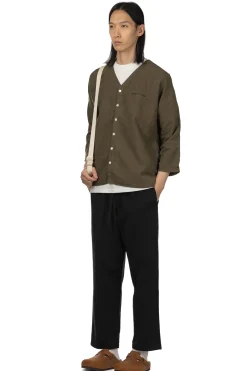 Discount Tigre Brocante Linen V-Neck Cardigan - Khaki
