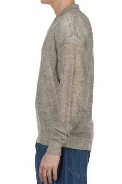 Hot HERILL Linen WG Polo Shirt - Grey