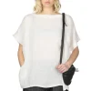 Online A+Koloni Linen Wide Tunic - Off White