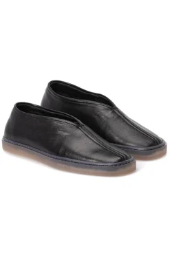Sale LEMAIRE Linoleum Piped Sneakers - Black