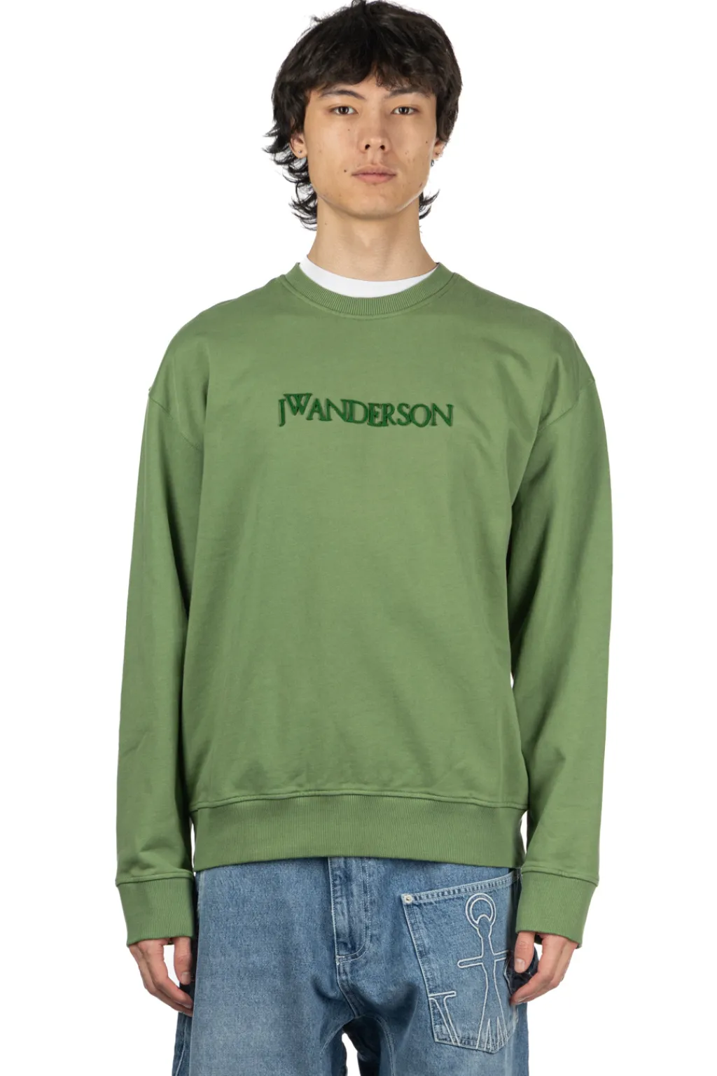 Clearance JW Anderson Logo Embroidery Sweatshirt