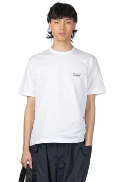 Outlet Comme Des Garcons Homme Logo SS T-Shirt - White