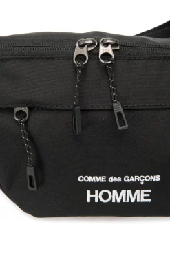 Best Comme Des Garcons Homme Logo Waist Bag - Black