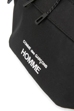 Best Comme Des Garcons Homme Logo Waist Bag - Black