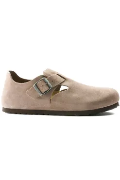 Hot Birkenstock London - Suede Taupe - Narrow