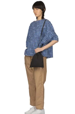 Online NARU Lone Ripple Check Shirt - Blue
