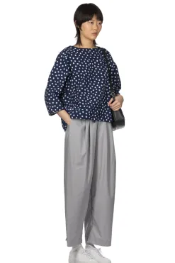 Online NARU Lone Ripple Dot Shirt - Navy x White