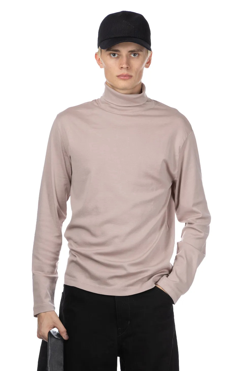 Discount LEMAIRE Long Sleeve Turtle Neck - Violet Ice