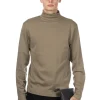 Hot LEMAIRE Long Sleeve Turtle Neck - Green Beige